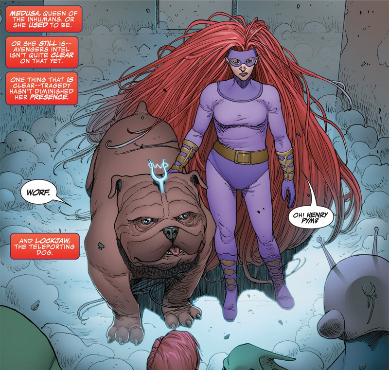 If we’re even luckier, Lockjaw would go on to join a hypothetical Ms. Marvel Netflix show. Pretty please, Marvel?